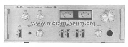 Stereo Verstärker VS 2080; SABA; Villingen (ID = 421093) Verst/Mix