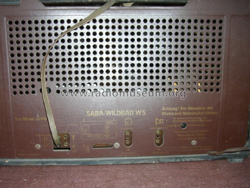 Wildbad W5; SABA; Villingen (ID = 1582722) Radio
