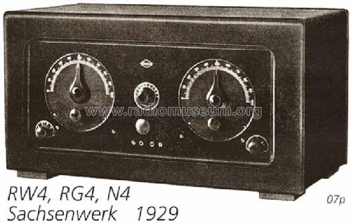 Eswe RG4; Sachsenwerk bis 1945 (ID = 708481) Radio