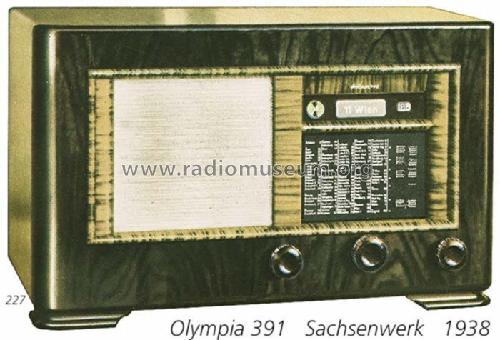 Olympia 391WK; Sachsenwerk bis 1945 (ID = 771) Radio