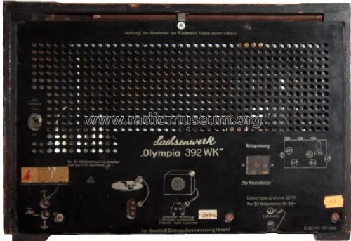 Olympia 392WK; Sachsenwerk bis 1945 (ID = 616571) Radio