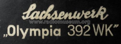 Olympia 392WK; Sachsenwerk bis 1945 (ID = 616574) Radio