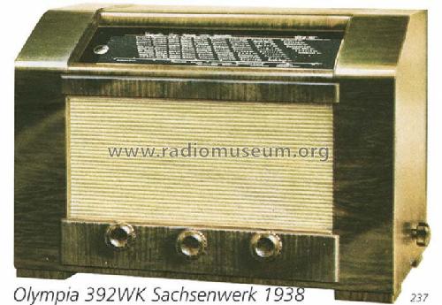 Olympia 392WK; Sachsenwerk bis 1945 (ID = 772) Radio