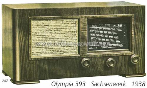 Olympia 393WK; Sachsenwerk bis 1945 (ID = 773) Radio