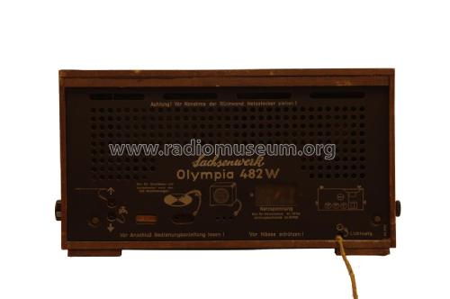 Olympia 482W; Sachsenwerk (ID = 1777305) Radio