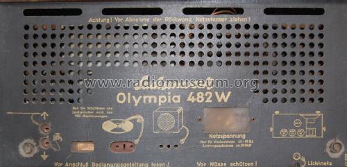 Olympia 482W; Sachsenwerk (ID = 509065) Radio