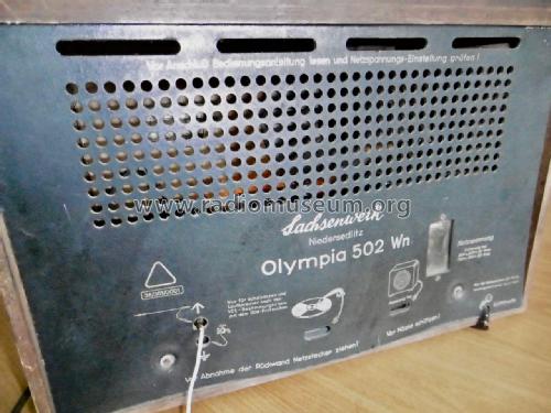 Olympia 502Wn; Sachsenwerk (ID = 2256657) Radio