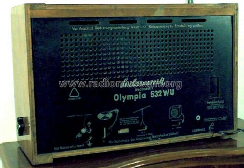 Olympia 532WU; Sachsenwerk (ID = 170856) Radio