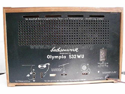 Olympia 532WU; Sachsenwerk (ID = 208947) Radio