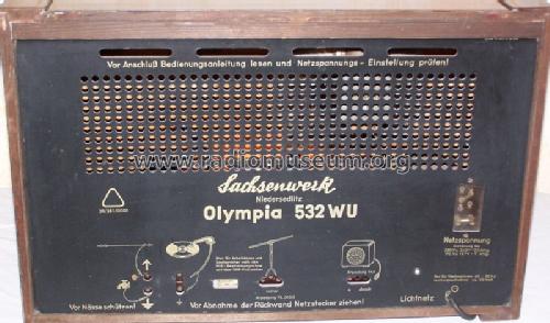 Olympia 532WU; Sachsenwerk (ID = 376004) Radio