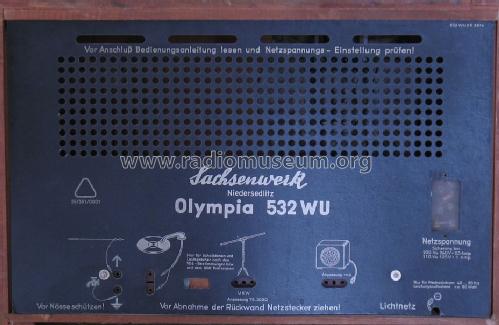 Olympia 532WU; Sachsenwerk (ID = 430790) Radio