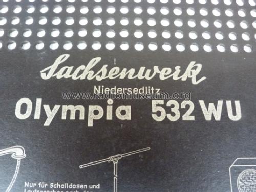 Olympia 532WU; Sachsenwerk (ID = 1053413) Radio
