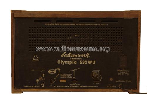 Olympia 532WU; Sachsenwerk (ID = 1781495) Radio