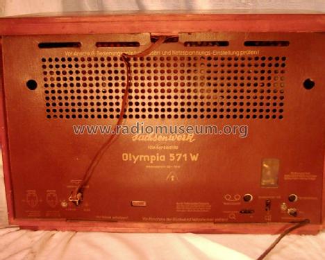 Olympia 571W; Sachsenwerk (ID = 54444) Radio
