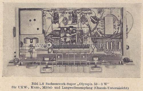 Olympia 59-3W; Sachsenwerk (ID = 2018814) Radio