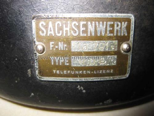Detektor-Empfänger RDE; Sachsenwerk bis 1945 (ID = 1530182) Crystal