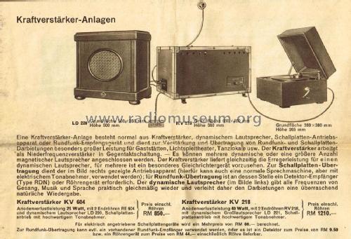 Eswe KV218; Sachsenwerk bis 1945 (ID = 2730582) Ampl/Mixer
