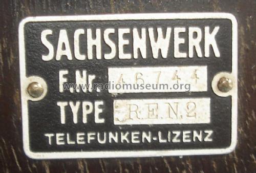 Eswe REN2; Sachsenwerk bis 1945 (ID = 2978772) Radio