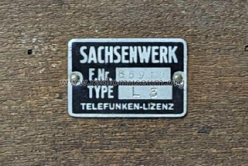 ESWE L3; Sachsenwerk bis 1945 (ID = 2961572) Speaker-P