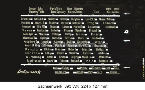 Olympia 393WK; Sachsenwerk bis 1945 (ID = 1281029) Radio