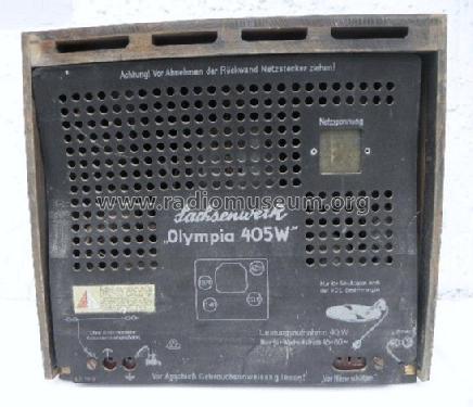 Olympia 405W; Sachsenwerk bis 1945 (ID = 1433879) Radio