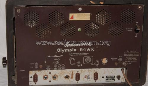 Olympia 64WK; Sachsenwerk bis 1945 (ID = 2440860) Radio