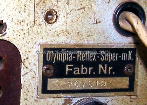 Olympia-Reflex-Super W; Sachsenwerk bis 1945 (ID = 2381136) Radio