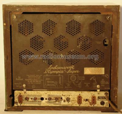 Olympia-Super W; Sachsenwerk bis 1945 (ID = 1772926) Radio