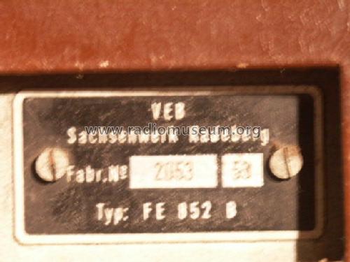 Rembrandt FE852B; Sachsenwerk Radeberg (ID = 212047) Televisore