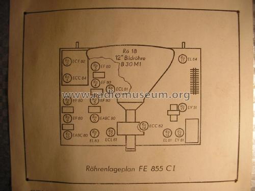 Rubens FE855-C1 ; Sachsenwerk Radeberg (ID = 1781698) Télévision