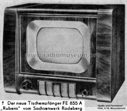Rubens FE855A; Sachsenwerk Radeberg (ID = 1592750) Television