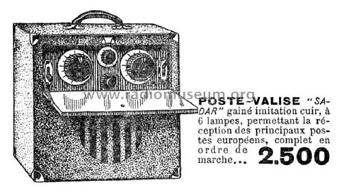 Poste Valise 6 lampes ; SADAR S.A.D.A.R., (ID = 1886151) Radio