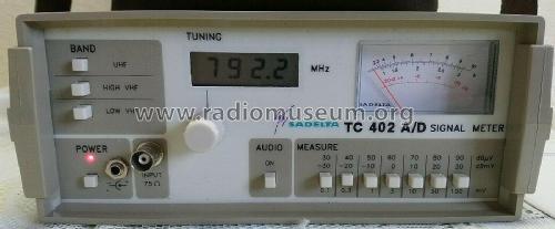 Medidor de campo - Field strength signal meter TC-402 A/D; Sadelta; Montmeló (ID = 2594594) Equipment