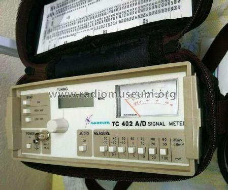 Medidor de campo - Field strength signal meter TC-402 A/D; Sadelta; Montmeló (ID = 2594595) Equipment