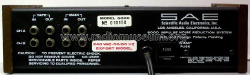 Impulse Noise Reduction System 5000; Scientific Audio (ID = 394222) Misc