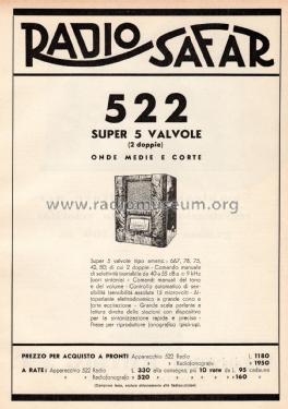 522; SAFAR Società (ID = 1938757) Radio