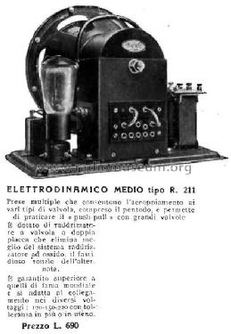 Elettrodinamico Medio R211; SAFAR Società (ID = 1731490) Lautspr.-K