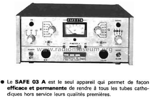 Régénérateur de Tube Cathodique 03A; Safe Electronic (ID = 2903136) Equipment