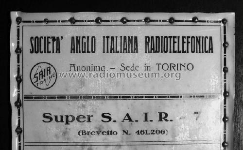 Super SAIR 7 ; SAIR - SIR; Torino (ID = 851178) Radio