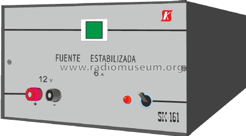 Fuente de alimentación estabilizada 12V 8A SK-161 ; Sales-Kit; Barcelona (ID = 2990940) Aliment.