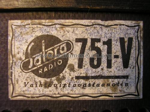 751-V; Salora; Salo (ID = 1002444) Radio