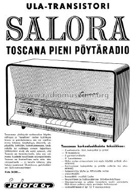 Toscana T3 ; Salora; Salo (ID = 1208169) Radio