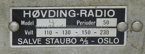 Høvding Saga Super 9; Salve Staubo A/S; (ID = 783796) Radio