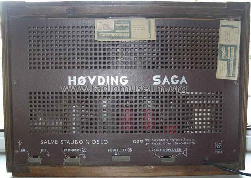 Saga H33; Salve Staubo A/S; (ID = 1430882) Radio