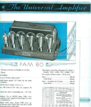 PAM-80 ; Samson Electric Co., (ID = 1758508) Ampl/Mixer