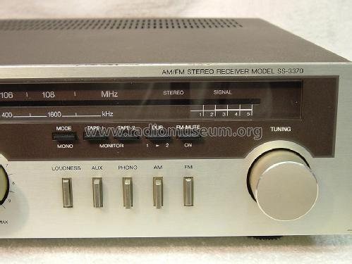 AM/FM Stereo Receiver SS-3370; Samsung Co.; Daegu (ID = 1180715) Radio