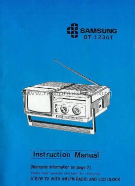 BT-123AT; Samsung Co.; Daegu (ID = 1728345) TV Radio