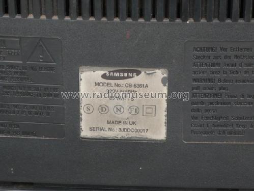 CB5361A; Samsung Co.; Daegu (ID = 1616999) Televisore