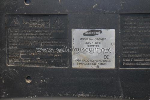 CB 5035Z; Samsung Co.; Daegu (ID = 1835455) Television