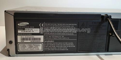 DVD/VCR Dual Deck SV-DVD440; Samsung Co.; Daegu (ID = 2490605) Sonido-V